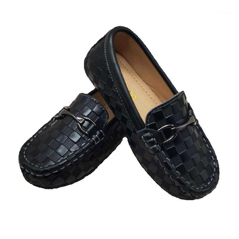 

Black White Kids Loafers Genuine Leather Children Casual Shoes Brand Design Boys Girls Flat Shoes Baby Breathable Soft Moccasins1