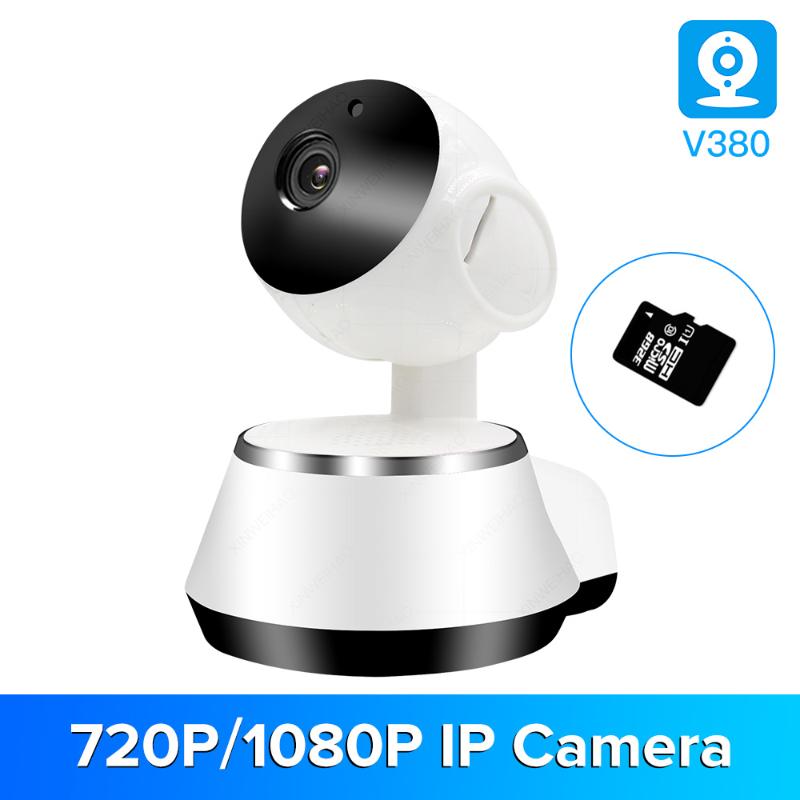 

720P Home Security IP Camera Two Way Audio Wireless Mini Camera Night Vision CCTV WiFi Baby Monitor