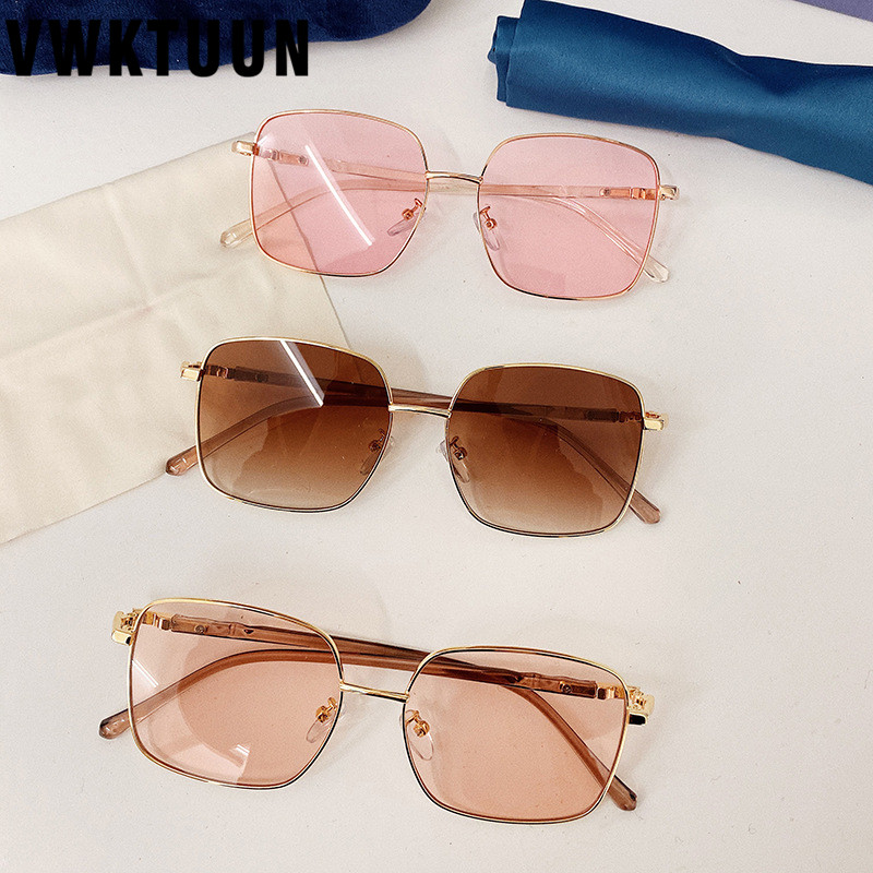 

VWKTUUN Sunglasses Women Men Oversized Square Shades Driving Sunglasses UV400 Eyewear TR90 Frame Ocean Lens Glasses