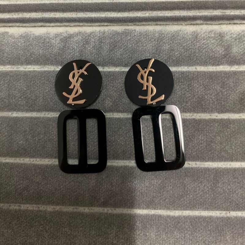 

New Hot Sale Black Pendant Women Jewelry Stainless Steel Studs Gold Plated Ear Studs Rose Gold Classic Design Stud earrings For Party Gifts, Golden;silver