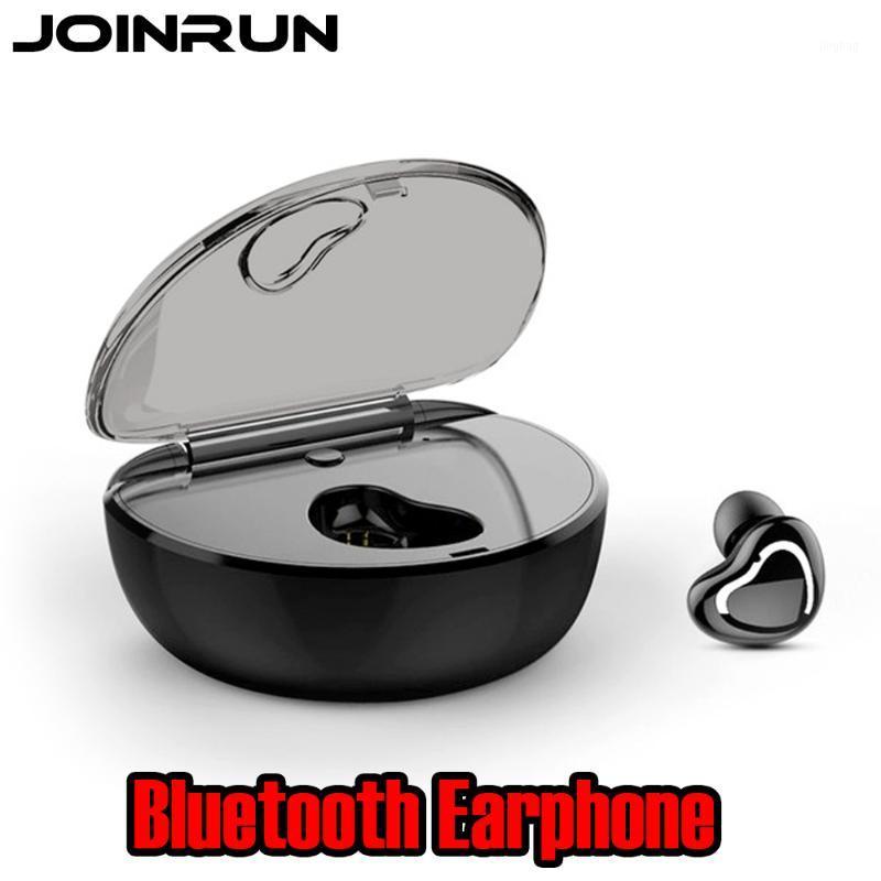 

Joinrun Wireless Bluetooth Earphone Earbud Sport with Charging Case Mini Invisible In Ear Earpiece Handsfree Headset With MIC1, Red