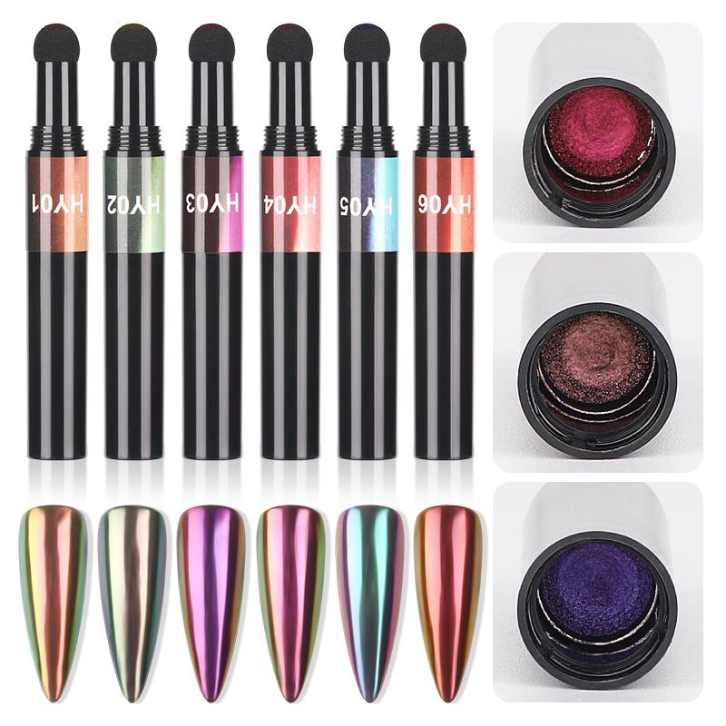 

Nail Pillow Pen Mirror Chalk Pillow Pen Solid Local Tyrant Gold Aurora Powder Air Cushion Nail Art TSLM1