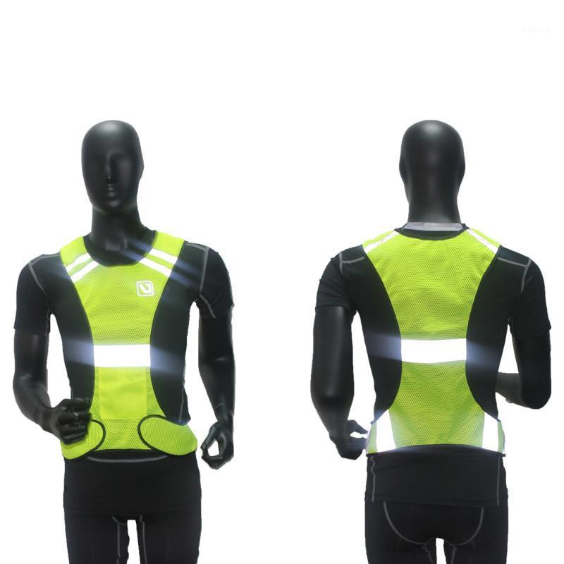 

Reflective Vest, Safety Reflective Gear for Running, Walking, Jogging, Cycling, Motorcycle - Fully Adjustable & Multi-Purpose1, Yellow