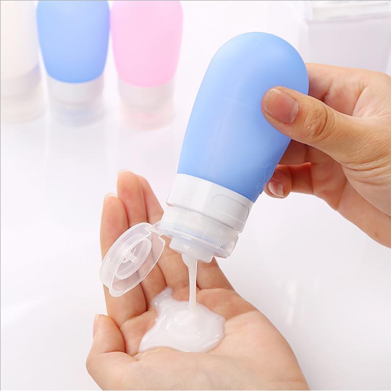 

Hot silicone can be filled portable mini travel sub-bottle cosmetic pressing bottle lotion shampoo1