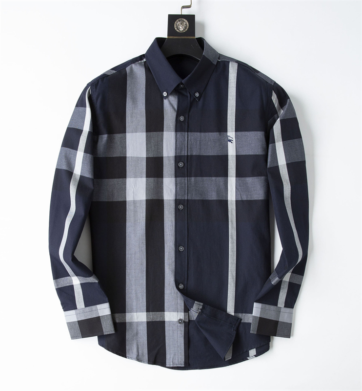 

luxury Designer Mens Dress Shirts SS Business Casual Long Sleeve Shirt Double high quality 120 Count Poplin Cotton Skin-Friendly Comfortable Breathable M-3XL#22, Customize