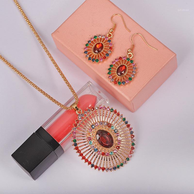 

Bohemian fashion necklace combination gem set creative fashion necklace four-piece jewelry1