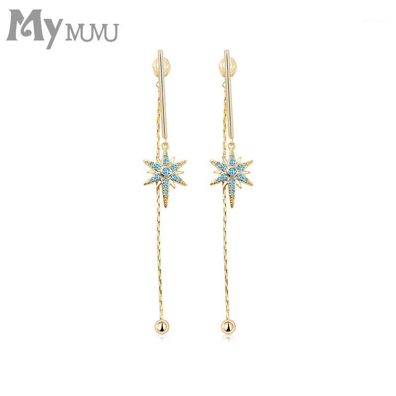 

Long Star Tassels Earrings Female S925 Silver Needle Personality Temperament Earrings 2020 New Fashion z8041