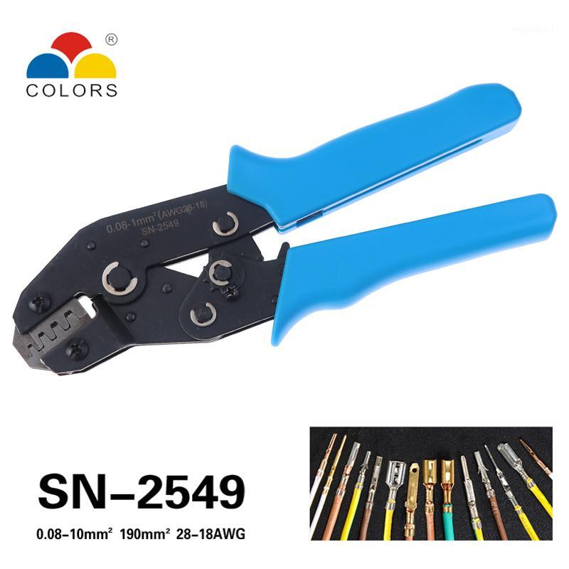 

COLORS Crimping Tool sn-2549 Stripper Crimper Pliers Wire Cable Tools Cutter Crimp Cutters Alicate Plier Set Crimpatrice sn 25491