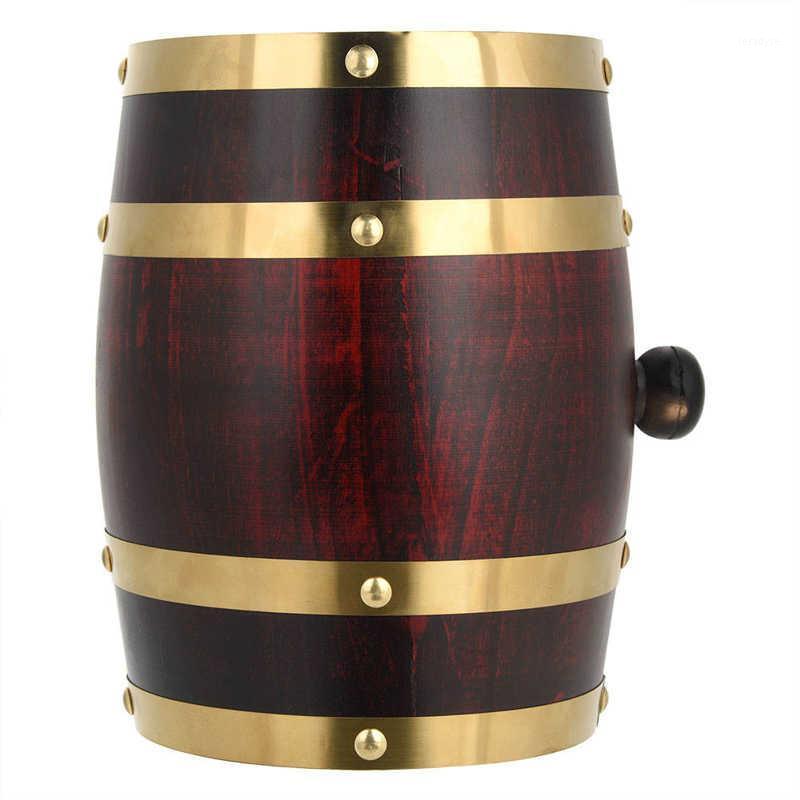 

1.5L Vintage Wood Oak Timber Wine Barrel Used For Storage Of Fine Wine, Brandy, Whiskey, Tequila,Barrel for Beer Improve Taste1