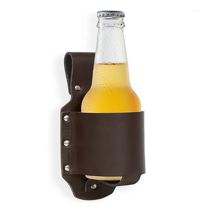

Hot Outdoor Climbing Camping Hiking Travel Holster Portable Bottle Waist Beer Belt Bag Handy Wine Bottles Beverage Can Holder1