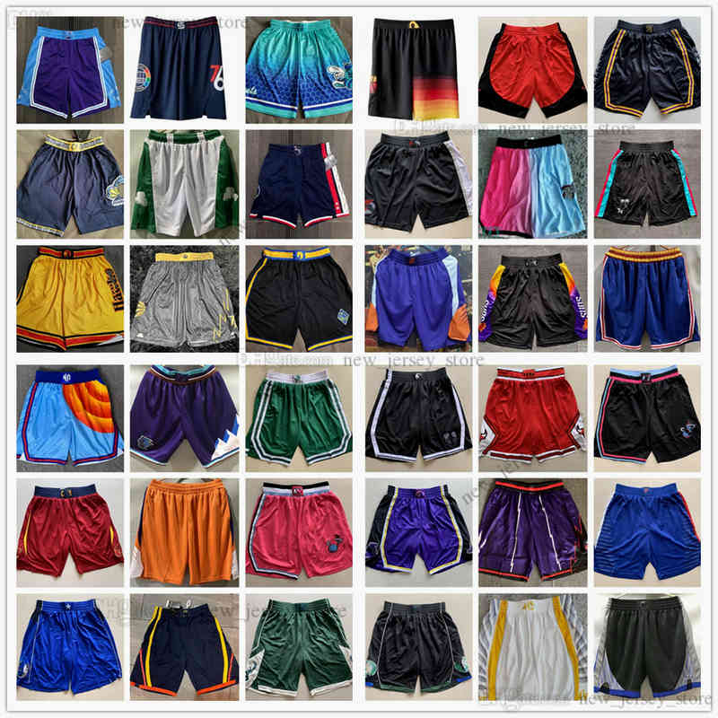 

Printed 2022 New City Basketball Pocket Shorts Top Quality Pockets Pants White Black Red Blue Purple Sport Short Man Size XS-XXL, Printed shorts