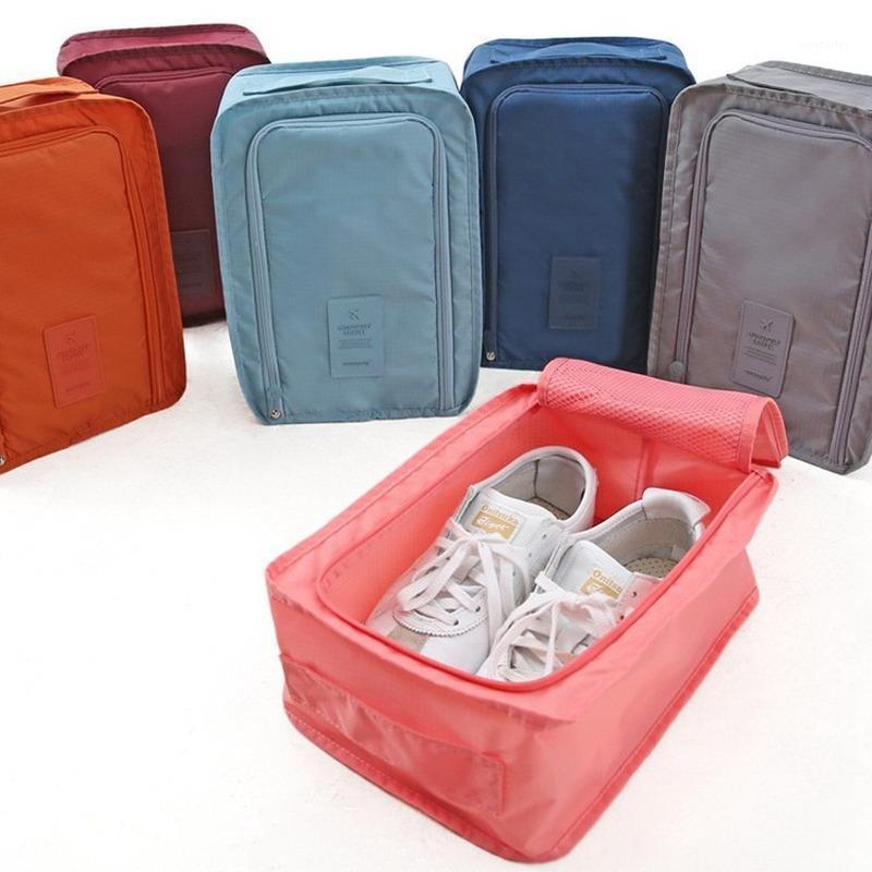 

Fashion storage bag travel portable handbag shoe bag waterproof 6 color home storage organization WF9053251