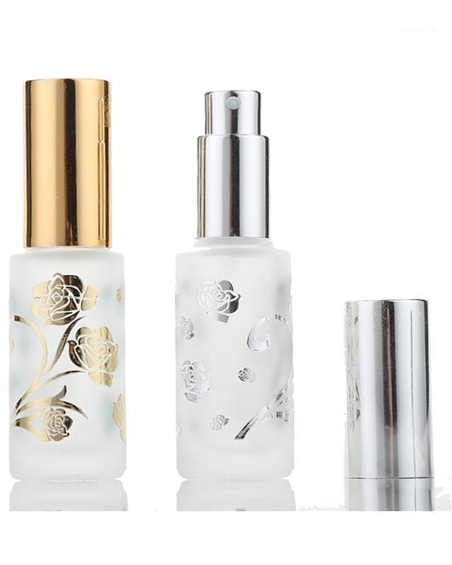 

12ml Spray Bottle Portable Frosted Glass Refillable Perfume Aluminum Cover Atomizer Sample Cosmetic Container Moisturizing Pump1