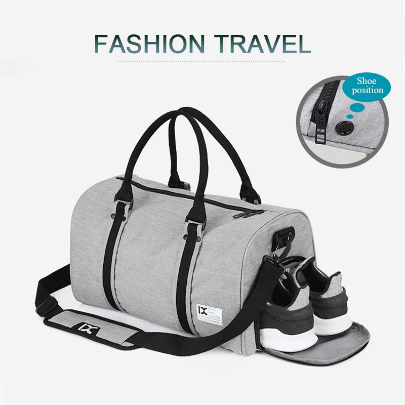 

New Portable Gym Bag Fitness Training Sports Bag Portable Shoulder Travel Independent Shoes warehouse Yoga, Black color