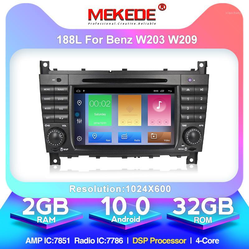 

DSP Processor 4core 2GRAM 32GROM Android 10 Car GPS Navigation DVD Player For C Class W203 CLK W209 with RDS Wheel control1