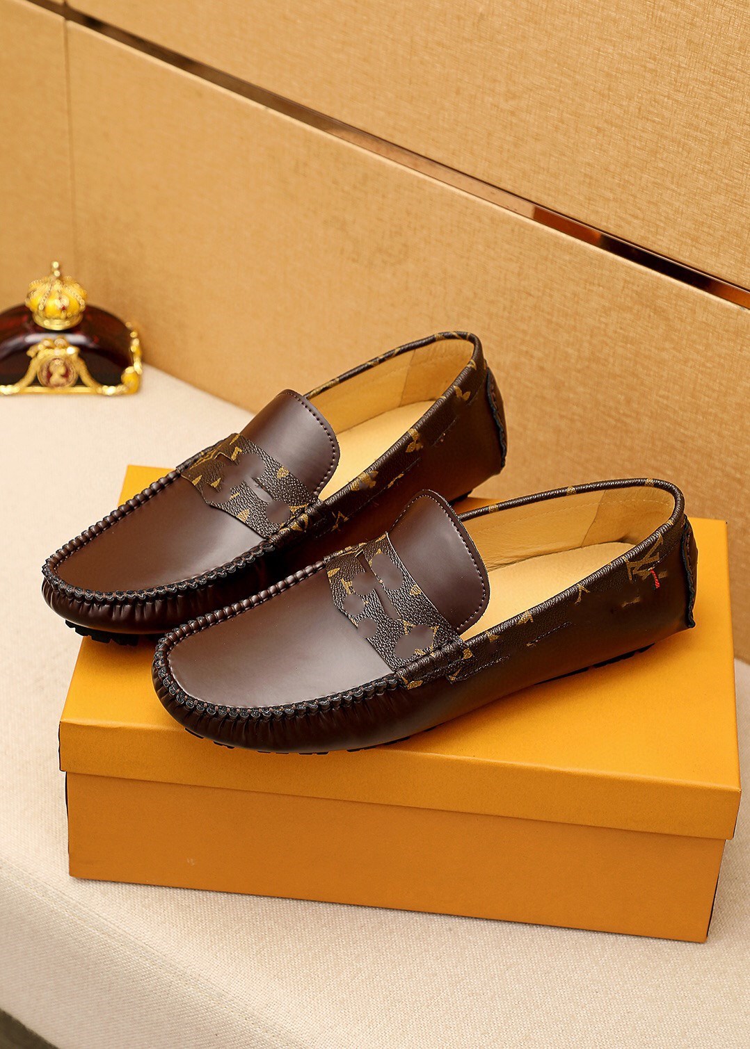

Designer British Style Mens Casual Shoe Loafers Genuine Leather Men Shoes Moccasins Leather Shoes Luxury Men Driving shoes zapatos hombre, #02