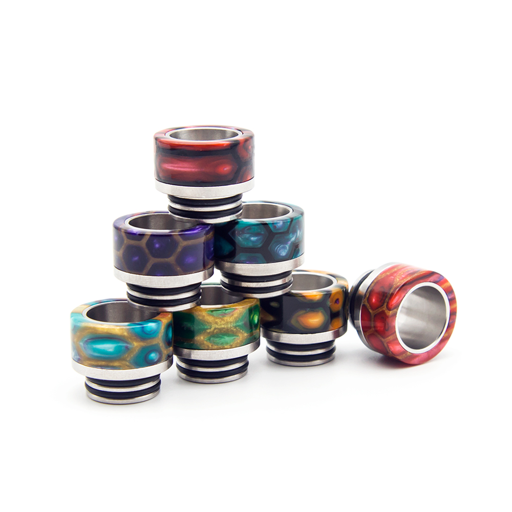 

VapeSoon001 810 Stainless Steel + Resin ss Drip Tip Snake Style DHL Free Suport mix order