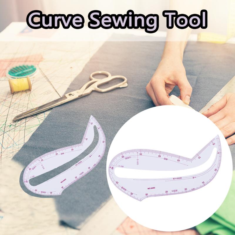 

French Curve Grading Ruler Measure Dressmaking Tailor Drawing Template Craft Tool Plastic Metric Sewing Supplies#Y30