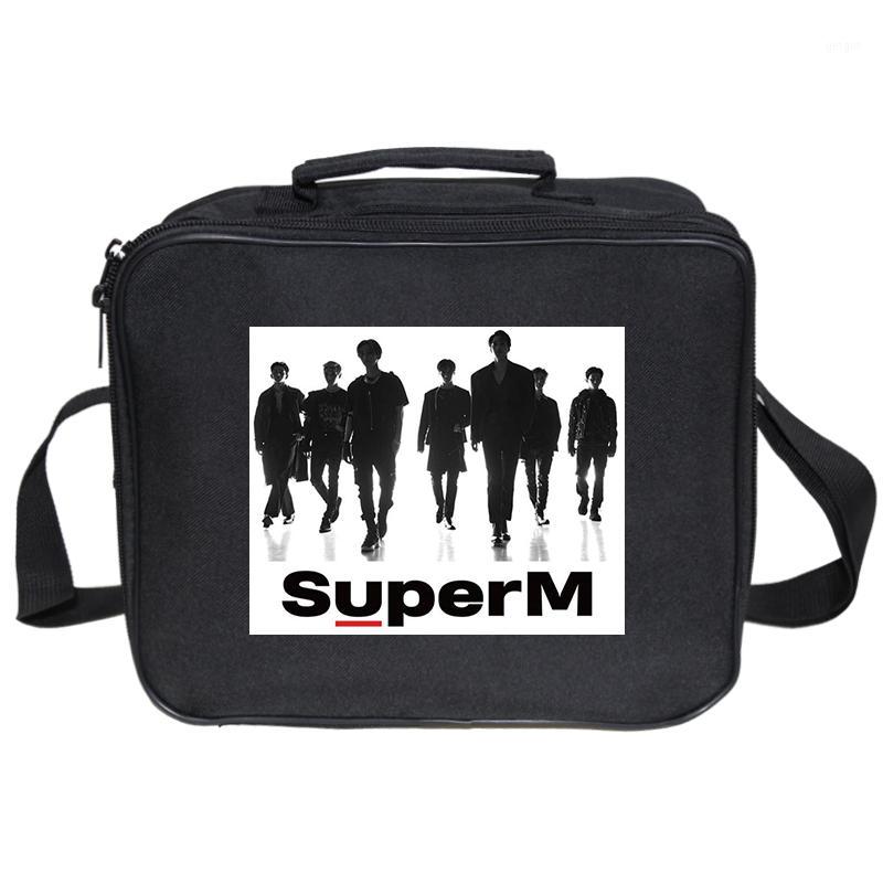

Women/Men Daily Lunch Bag SuperM 2019 Printing Insulated Lunch Bags For Boys Girls Nylon Picnic Storage Bag For Teenagers1, 854-superm 2019-4