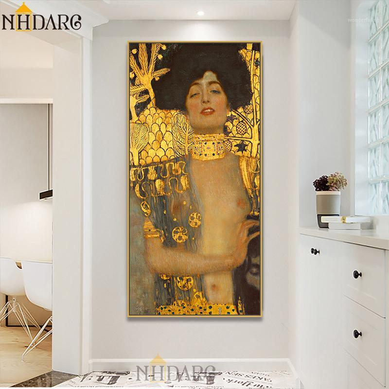 

Judith and Holofernes by Artist Gustav Klimt Classic Artwork Canvas Art Painting Poster And Prints Wall Picture for Home Decor1
