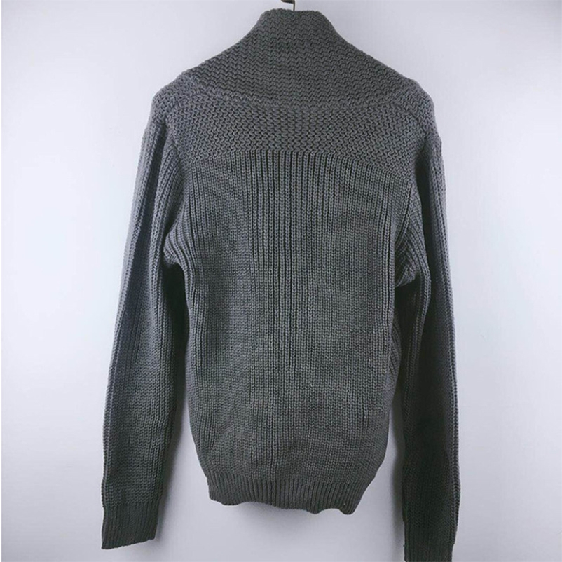 

Men's Wool Pullover Cashmere Turtleneck Slim Fit Turn-Down Collar Warm Thick Long Sleeve Clothes Knitted Cotton Casual Sweaters 201203, Clear