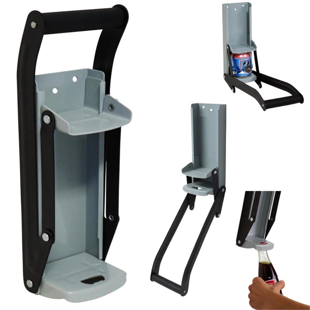 

Aluminum Can Crusher & Bottle Opener Heavy Duty Metal Wall Mounted Soda Beer Smasher Eco-Friendly Recycling Tool X0127