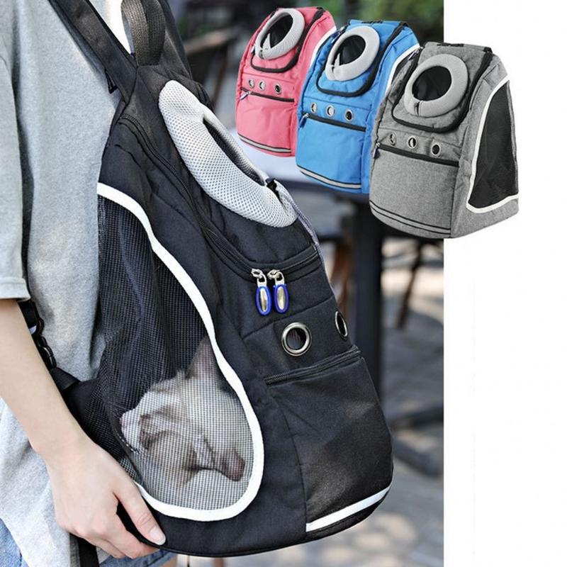 

2021 New Pet Backpack Dog Carrier Outdoor Travel Double Shoulder Carrying For Cats Portable Breathable Small Dogs Transport Bag