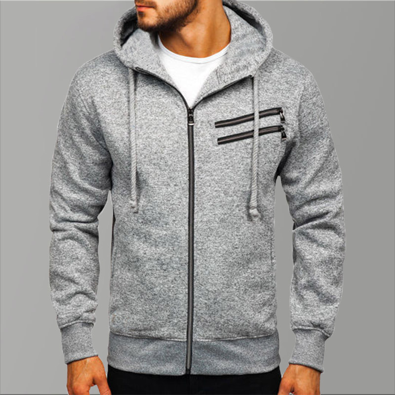 

2020 Brand Men Hoodies Zipper Grey Vintage Warm Hoodie Black Men Autumn Winter Jacket Hoodies Men Fleece Clothing Hip Hop Tops, 01black