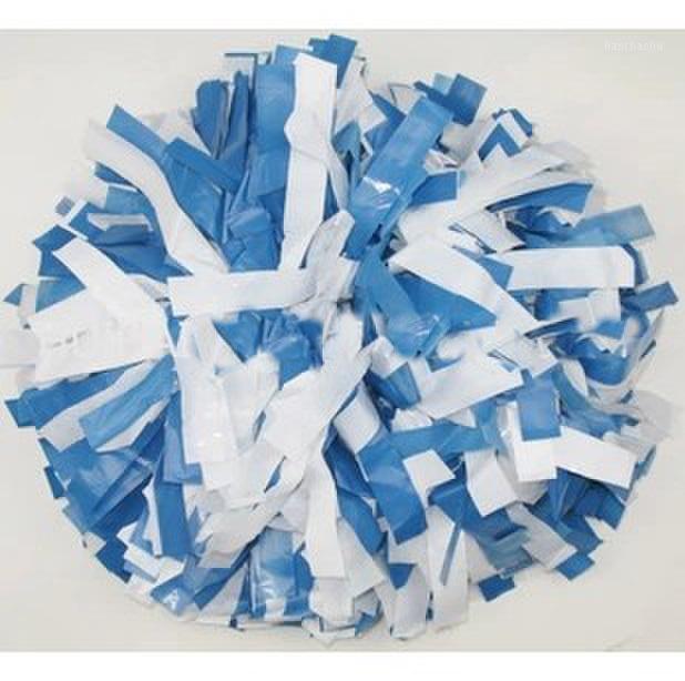 

6" pompoms sports supplies (10 pieces/lot) Double color surface will shine cheerleader pompoms Color can free combination1