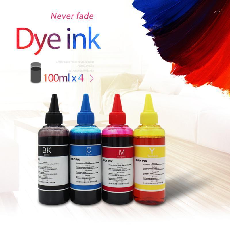 

Universal 100ml Refill Dye Ink Kit For Canon Brother All Model Printer CISS Voor Inkt Tank1 Kits