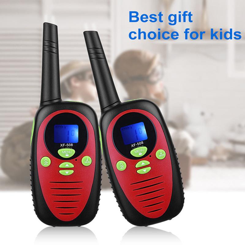 

Mini Walkie Talkie 2pcs Kids Radio 0.5W PMR PMR UHF Frequency Portable Radio Station Handheld Christmas Gift