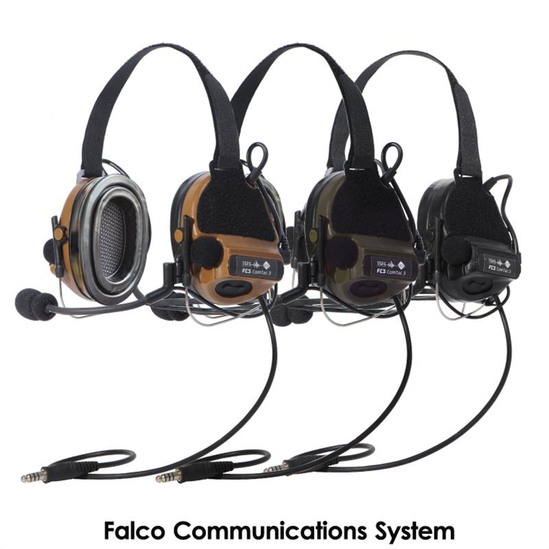 

Tactical Accessories Military Communication Headset Comtac3 Rear Mounted Pickup Noise Reduction