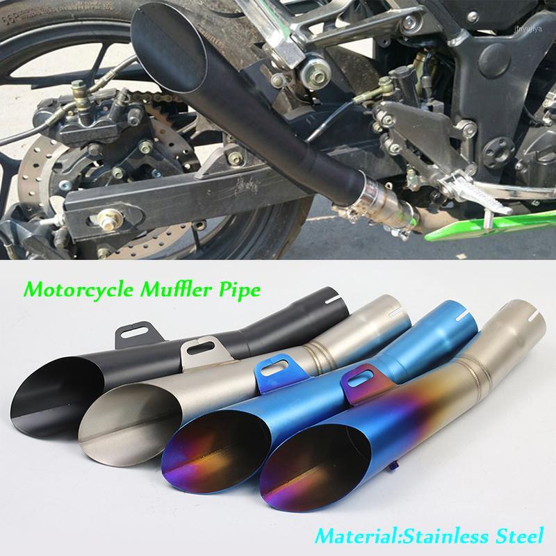 

Stainless Steel System Silp On 38-52mm Motorcycle Tail Exhaust Pipe DB Killer Set up Universal Baffler Tubes1