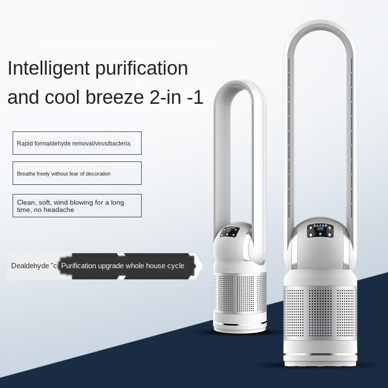 

220V 48inch Home Air Circulation Bladeless Air Fan New Creative Super Silent Filter Filter Tower Fan Portable1