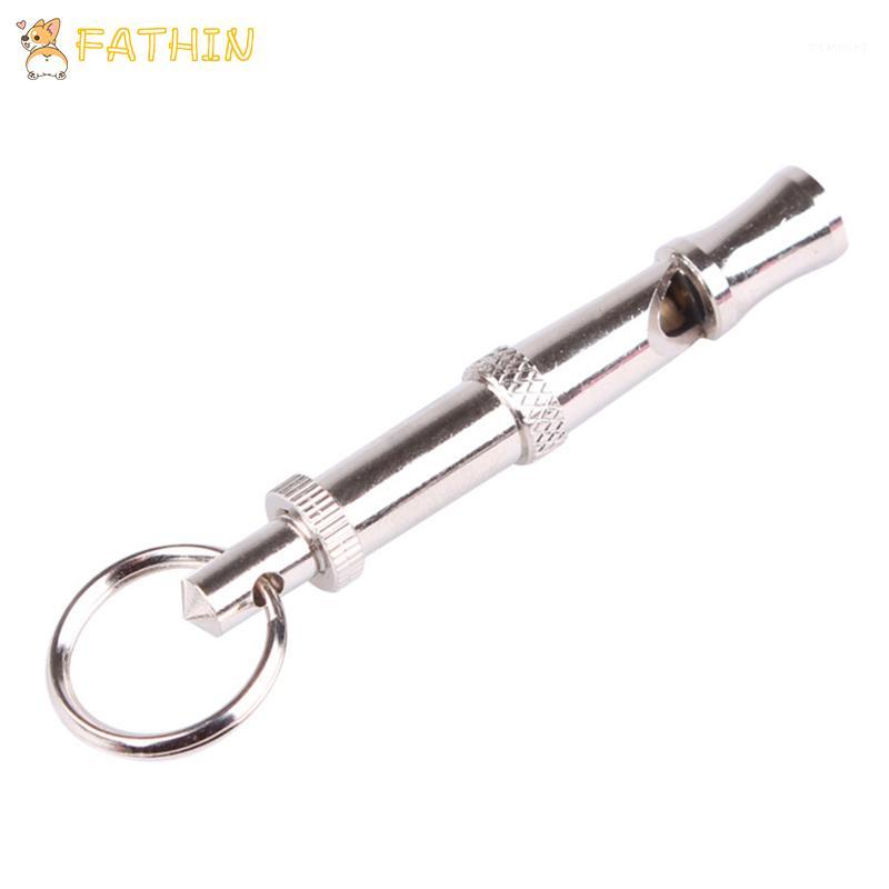 

FATHIN 1PC Pet Ultrasound Whistle Training Supplies Pet Dog Trainer Dog Accessories 8CM1, Silver