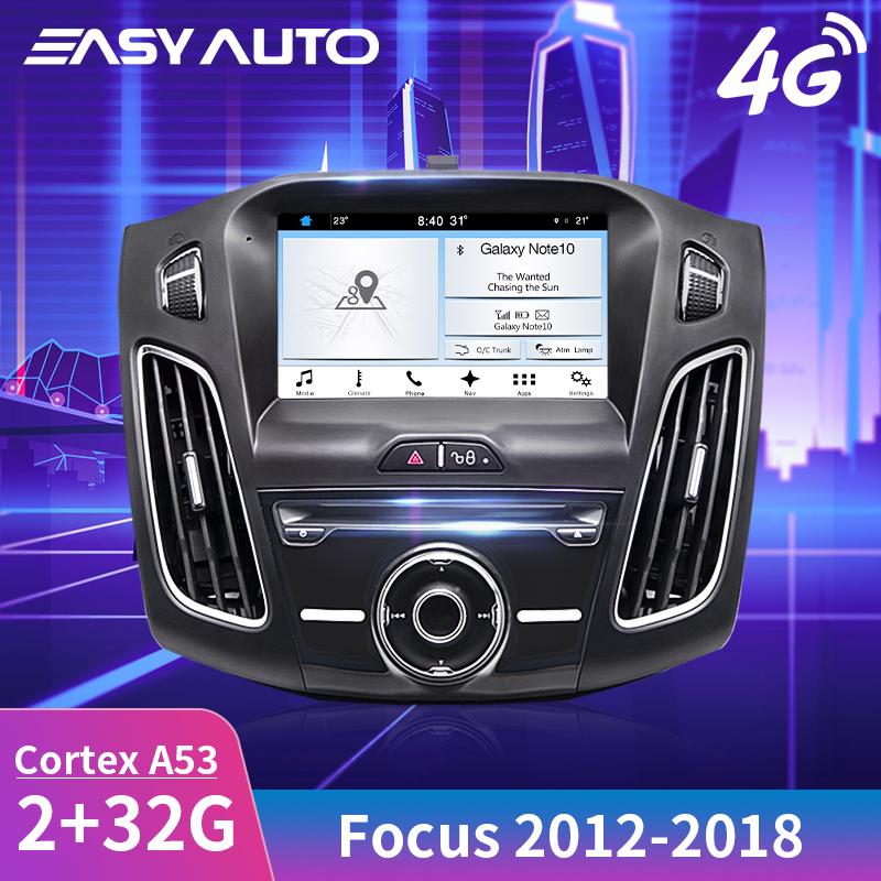 

EASY AUTO 8'' Car Radio Multimedia Player for Focus 2012-2020 GPS Navigation Auto with AHD Rearviwer Camera and SYNC3 UI