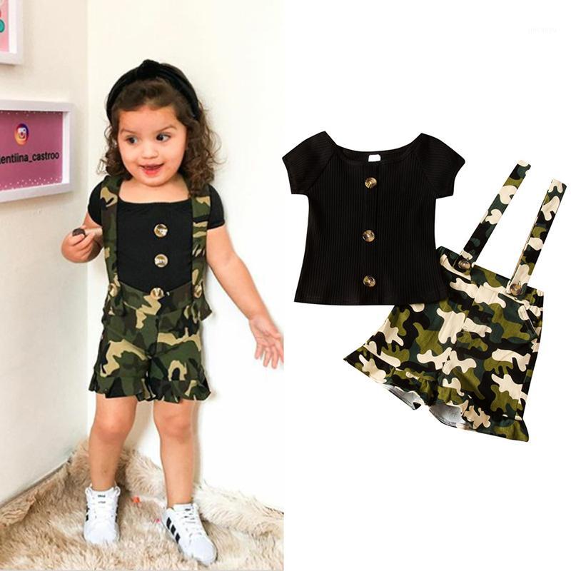 

Menoea 0-2Years Baby Girl Summer Clothing Top Camouflage Skirt Set Newborn Baby Girls Clothes Suits Girls Outfits Cool Sets1, Ah2564black