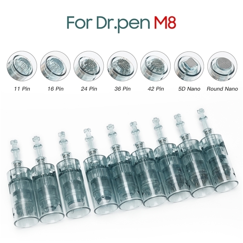 

Dr. Pen M8 Needle Cartridge Electric Derma Rolling Bayonet Cartridges 11 16 36 Tattoo Micro Skin Needling Tip Stamp 220214