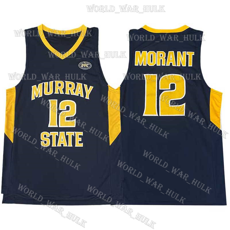 

NCAA Ja 12 Morant Jersey LeBron 23 James Giannis 34 Antetokounmpo Dwyane 3 Wade College Jayson 0 Tatum Basketball Jerseys, Black