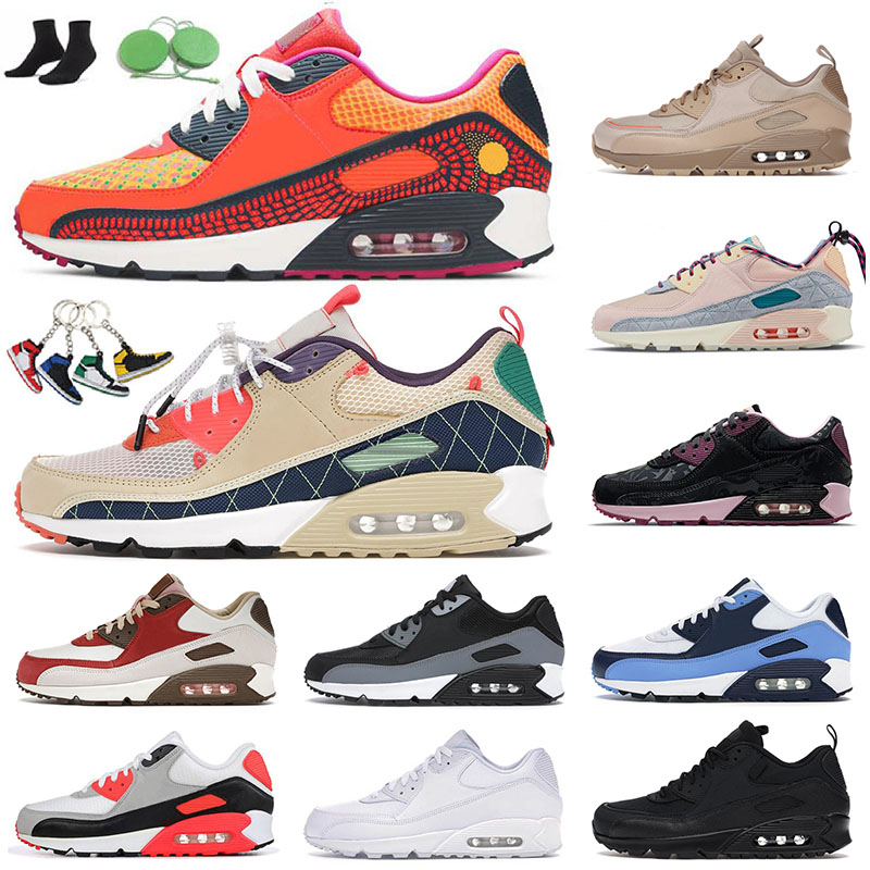 

MX 90 Men Women DIY Flare Running Shoes Trainers Classic 90s Sneakers Glasgow Light Smoke Grey Black White Bacon Valentines Day Flyleather Surplus Sports Infrared, 36-46 premium obsidian