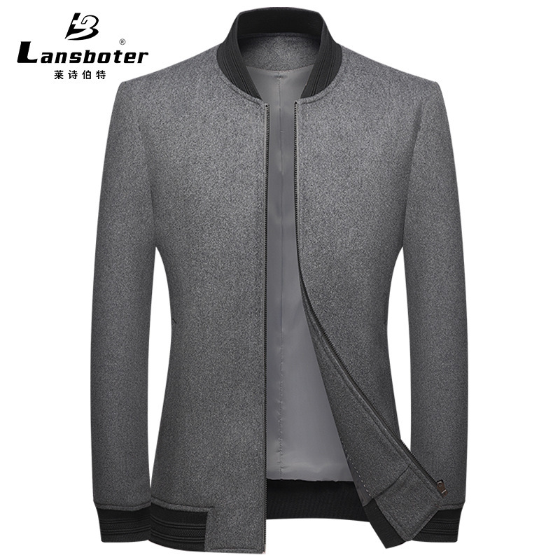 

2021 Male Style New Fleece Young and Middle-aged Knit Jacket 8uv2, Red