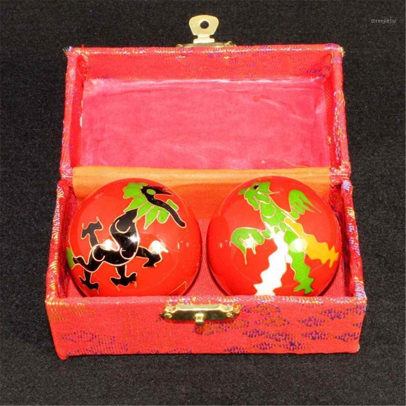 

Chinese Health Daily Meditation Balls hand finger Exercise Stress Relief Baoding Balls Relaxation Therapy Yin Yang Handballs1