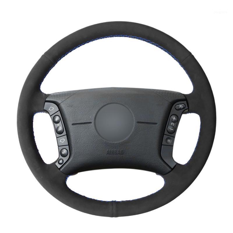 

Hand-stitched Black Suede Car Steering Wheel Cover for MW E36 1995-1997 E46 1998-2004 X3 E83 X5 E53 E38 1994-2001 E31 19961