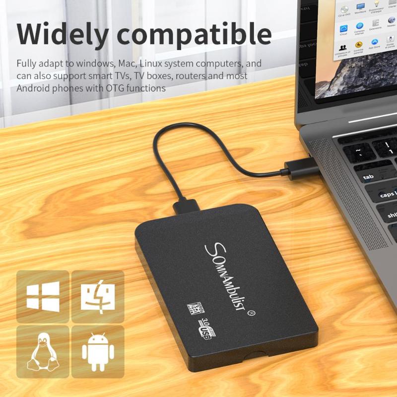 

2.5" External Hard Drive 320gb/500gb/750gb/1tb USB3.0 Portable HDD Storage Compatible For PC, Mac, Desktop, Laptop