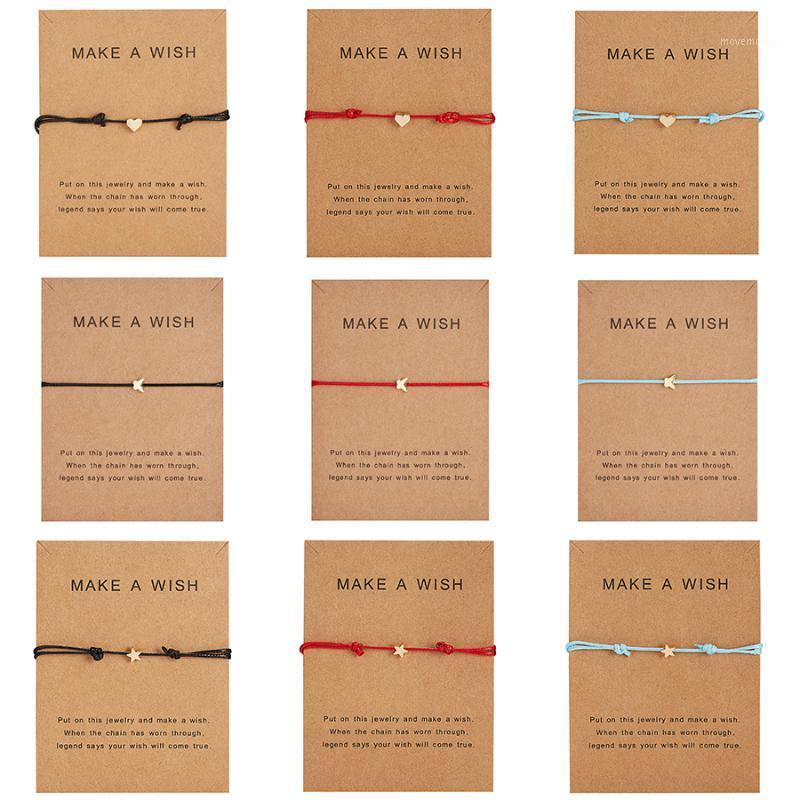 

Charm Butterfly Bracelets Valentines Friendship Bracelets Red Black String Gift Adjustable Heart Star Cross Crown Round Bracelet1