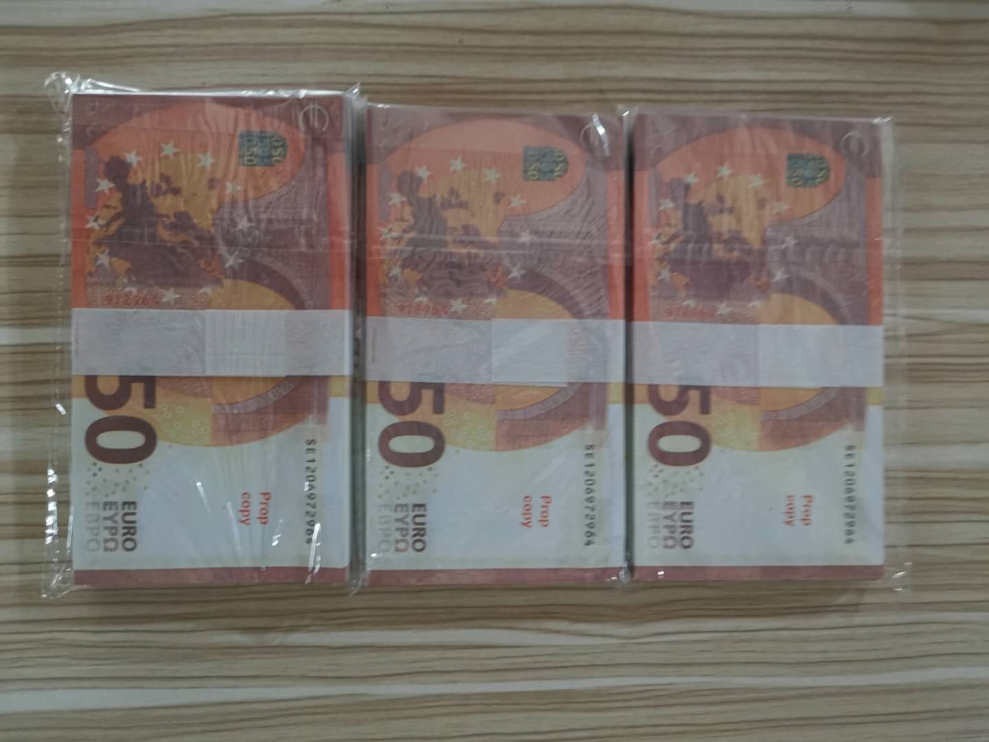 

Factory direct sales simulation Euro bills props banknotes DIY children's props game coins Euro game props bills