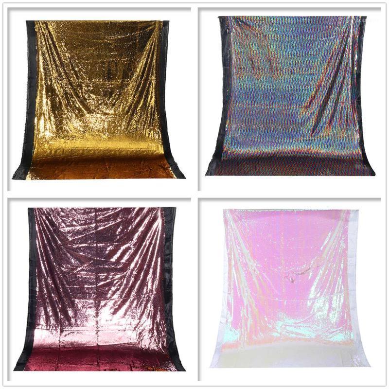 

Glitter Sequin Fabric Party Backdrops 1.3x1.9m Photo Studio Photography Backdrop Party Curtain Wedding Decorations 4 Colors1