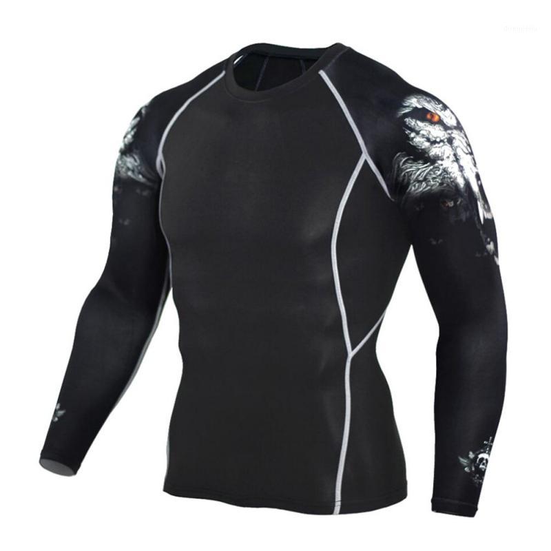 

Newest! Men Compression Shirts Quick Drying Long Sleeve Fitness T Shirt Men Underwear Clothing T-Shirts Tights Brand Clothing1