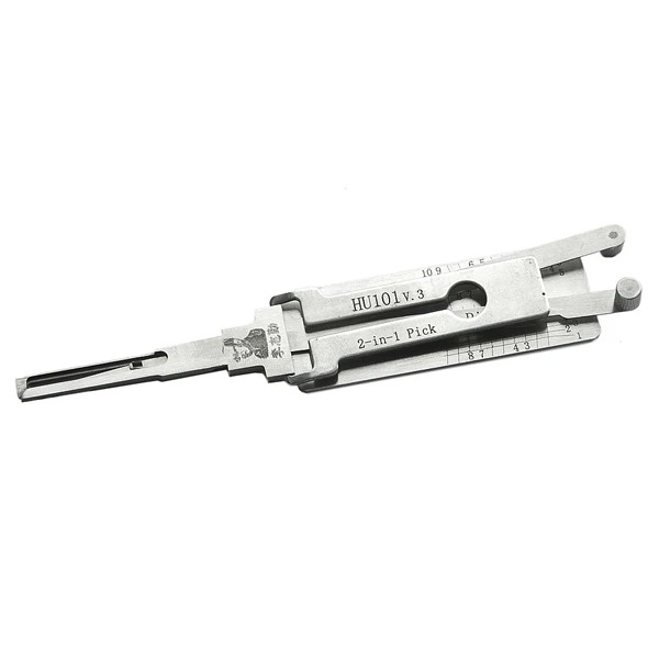 

HU101 v.3 lishi 2 in 1 Car Door Lock Pick Decoder Unlock Tool