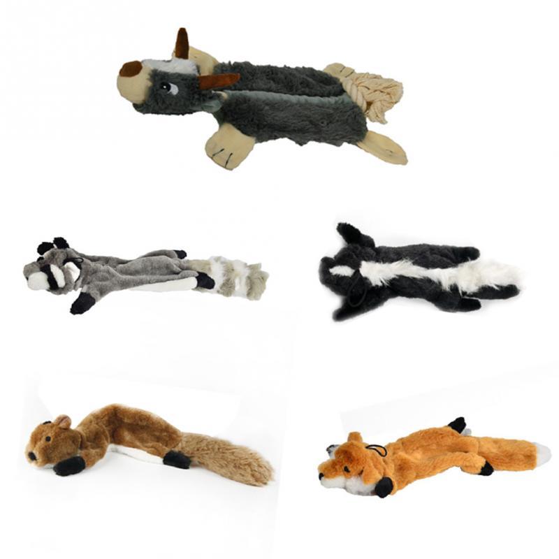 

Cute Dog Toys Stuffed Squeaking Animals Pet Toy Plush Honking Squirrel for Dogs Chew Squeaker Pet Supplies^